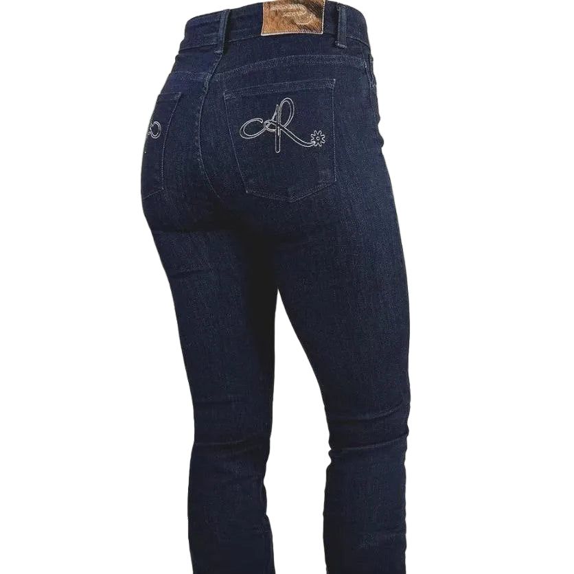 RG Women's Alma Bootcut Stretch Jeans - Dark Denim