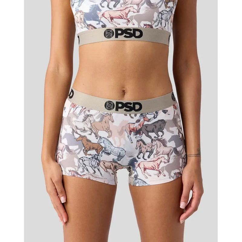 PSD Underwear Women's Hooey Wild Horses Underwear - Multicolour