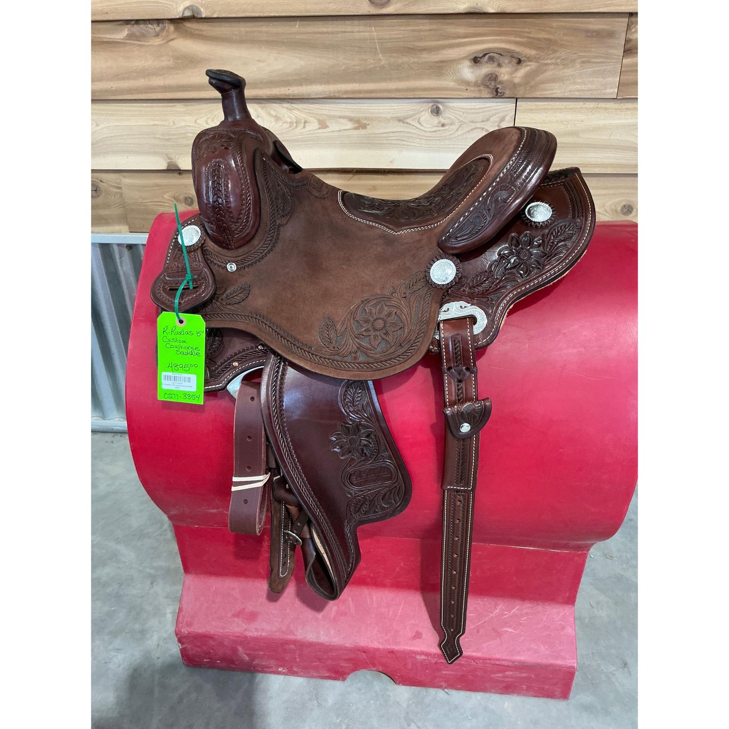 R. Ruelas 15" Cowhorse Saddle 3354