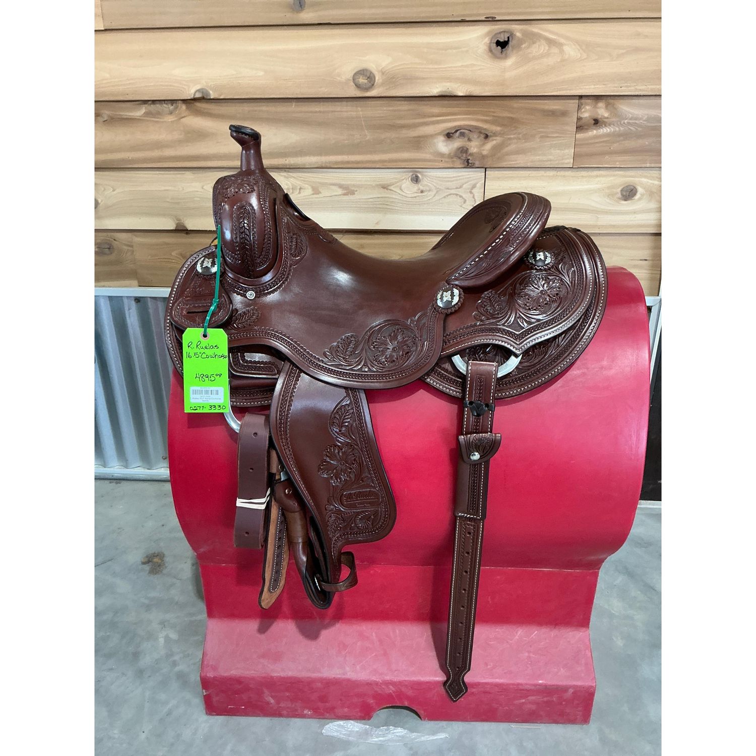 R. Ruelas 16.5" Ranch Cowhorse Saddle