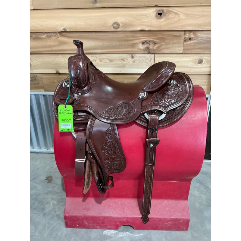 R. Ruelas 16.5" Ranch Cowhorse Saddle