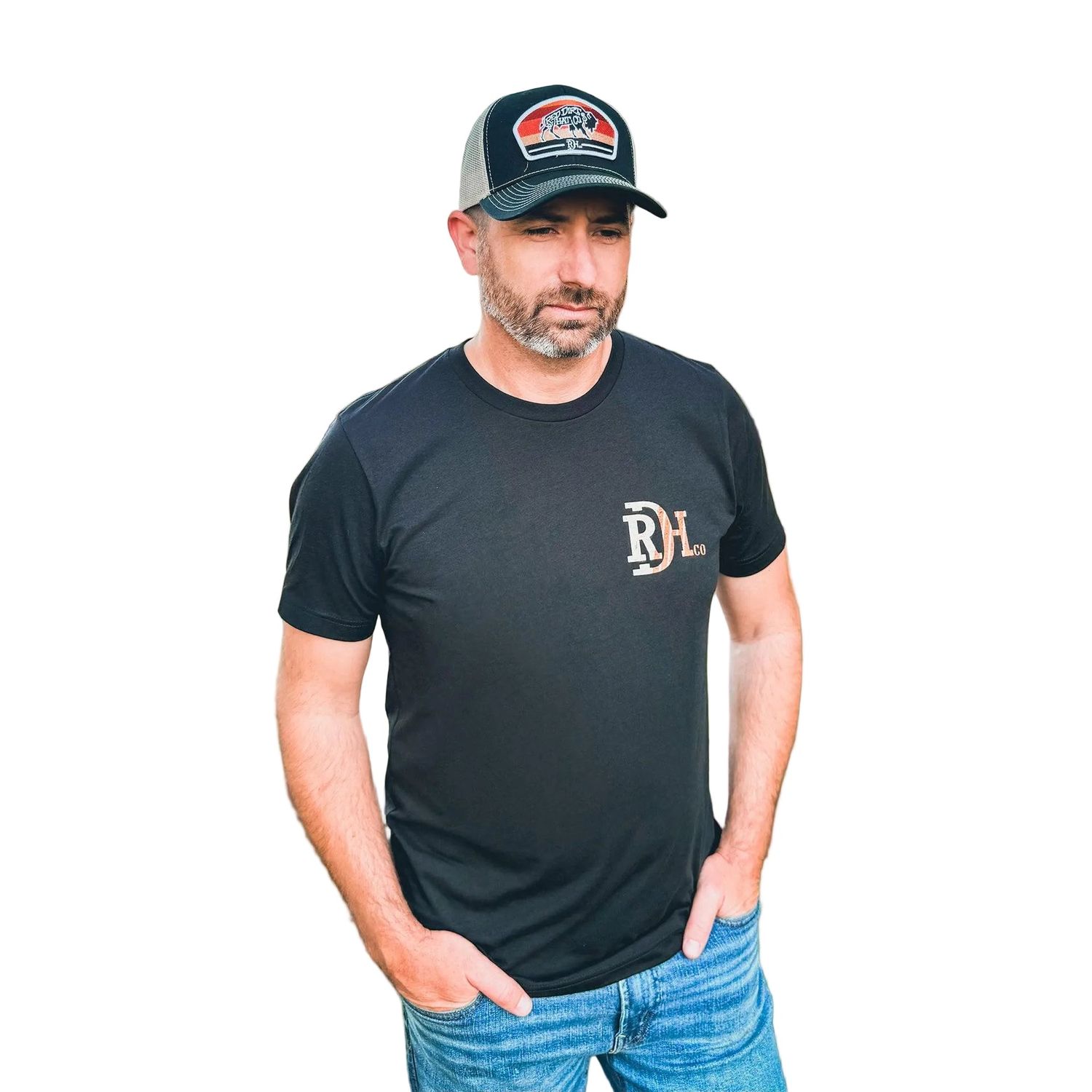 Red Dirt Hat Co. Unisex Smoked Short Sleeve Tee Shirt