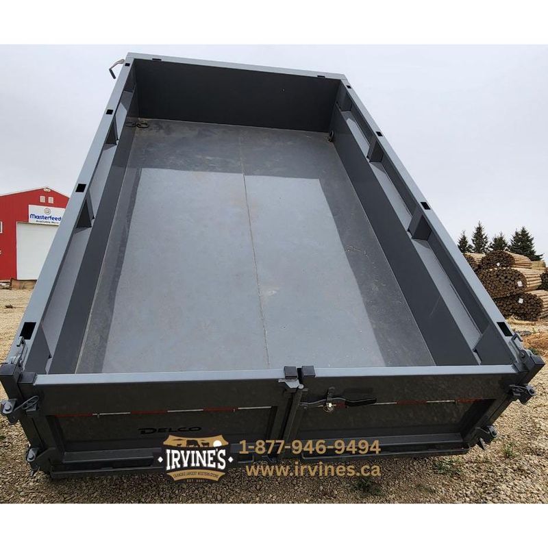 **RENTAL** 2026 Delco Dump Trailer - Grey