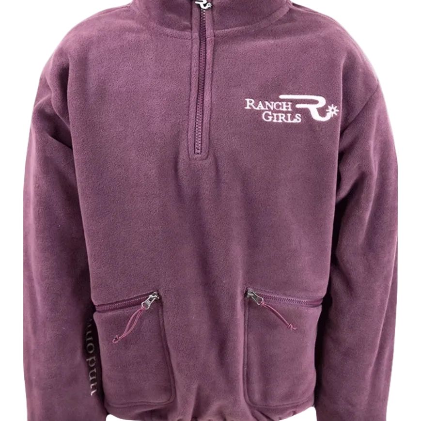 RG Women's Soft Fleece Zip Up Laynie Top - Multiple Colours