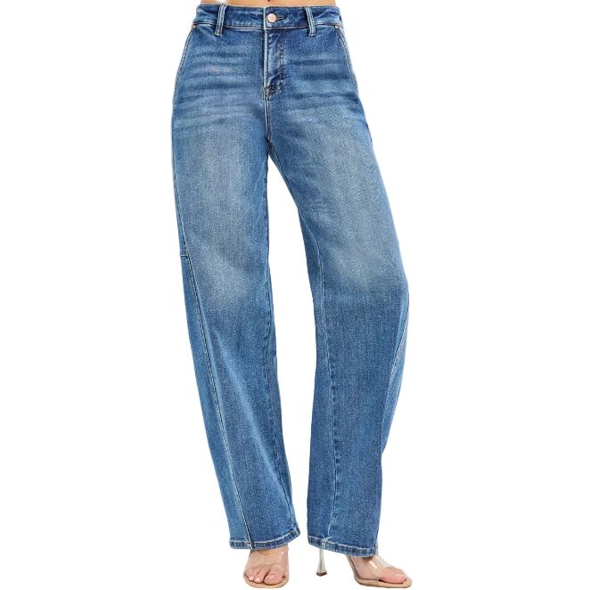 Risen Women's Slouchy Baggy Jeans - Medium