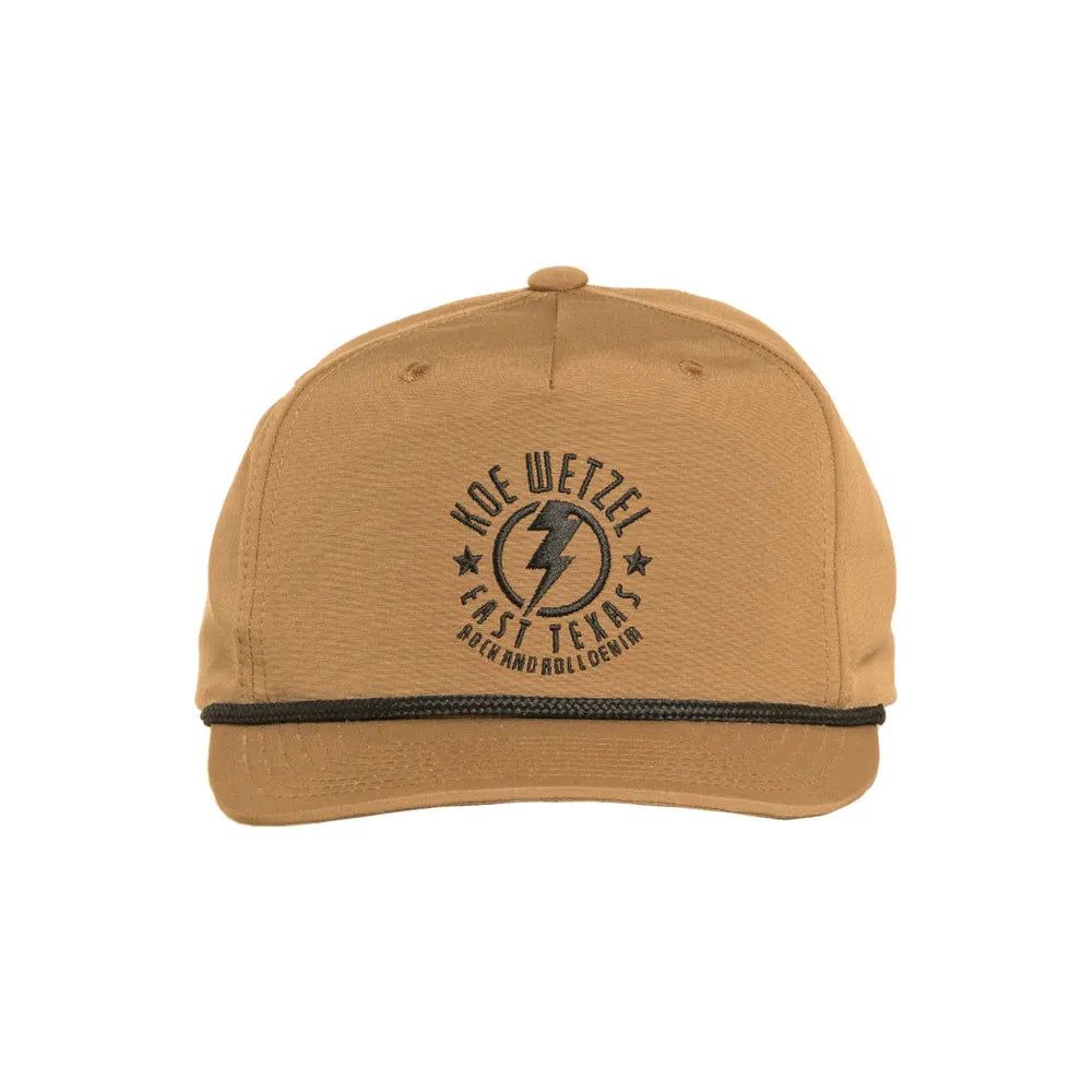 Rock &amp; Roll Denim Koe Wetzel East Texas Curved Brim Cap - Mustard