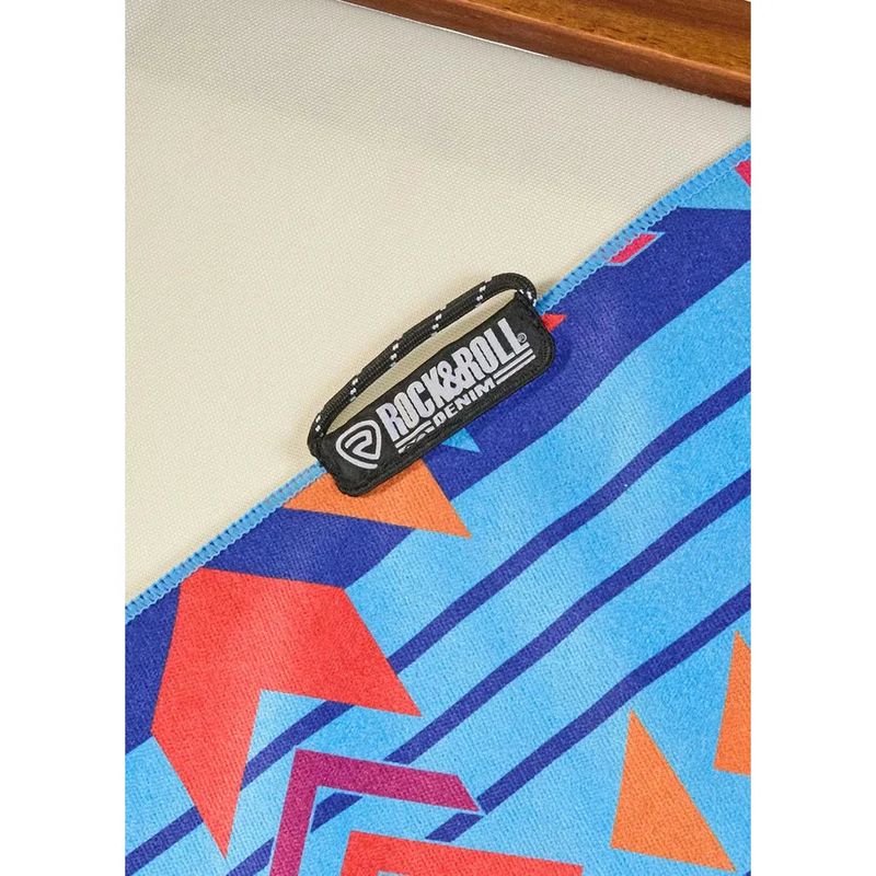 Rock &amp; Roll Aztec Micro Fiber Towel - Sapphire