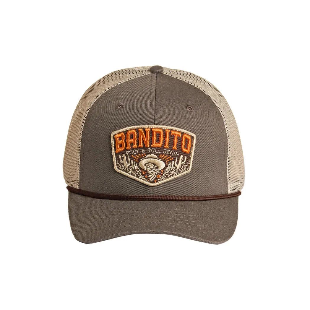 Rock &amp; Roll Bandito Patch Curved Bill Cap - Olive