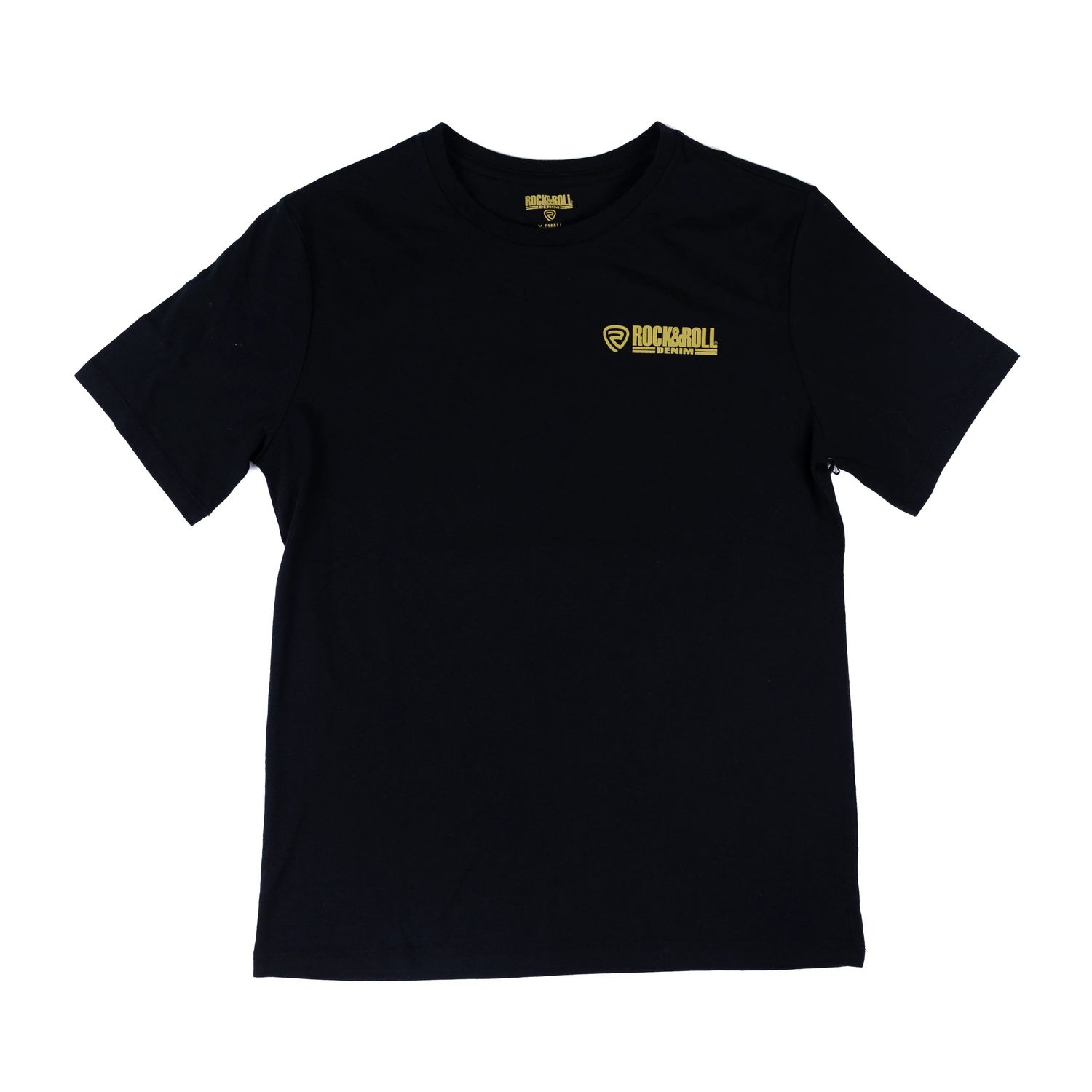 Rock &amp; Roll Men's Short Sleeve Printed Tee Shirt - Black - BU21T08596