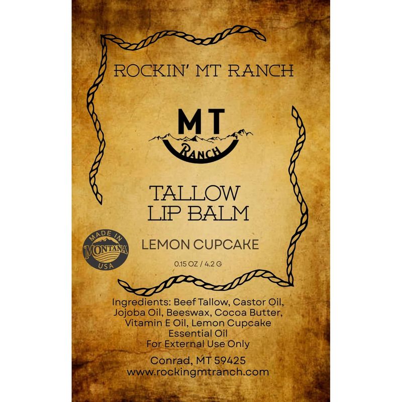 Rockin MT Ranch Tallow Lip Balm