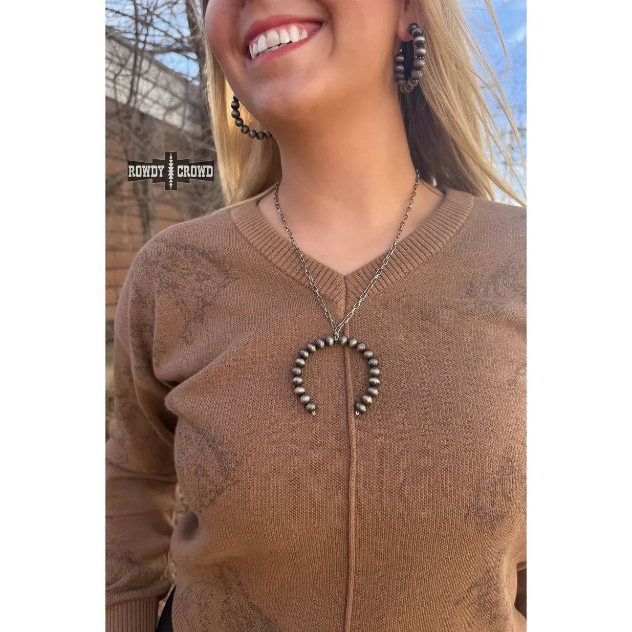 Rowdy Crowd Women's Sundance Blossom Necklace-Bronz