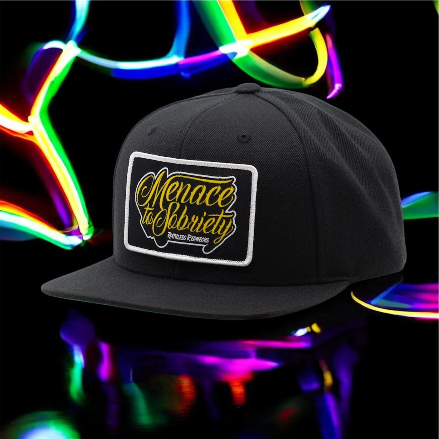 Ruthless Rednecks Liability Flatbrim Patch Hat - Black