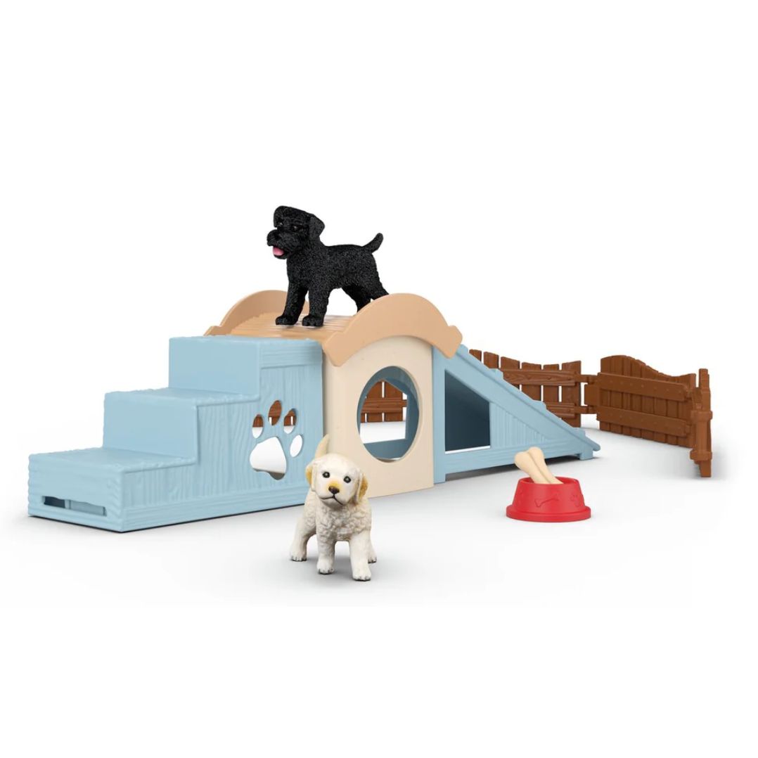 Schleich Adventure Fun for All Little Puppies Play Set