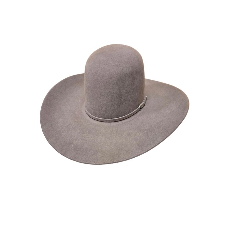 Rodeo King 7X Open Crown Felt Western Hat - Pecan
