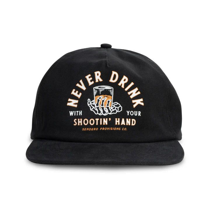 Sendero Shootin' Hand Hat - Black