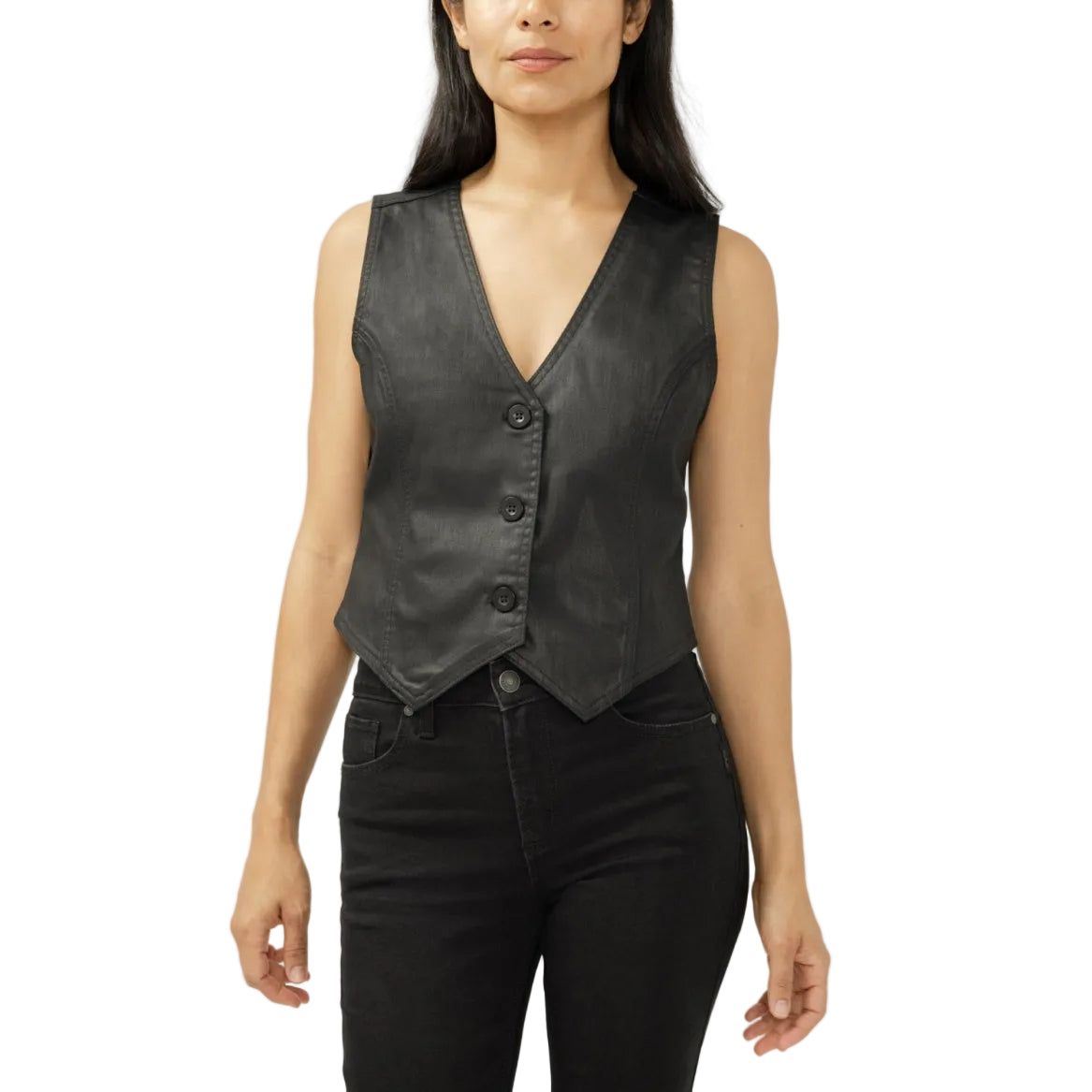 Silver Women's Classic Vest- Black