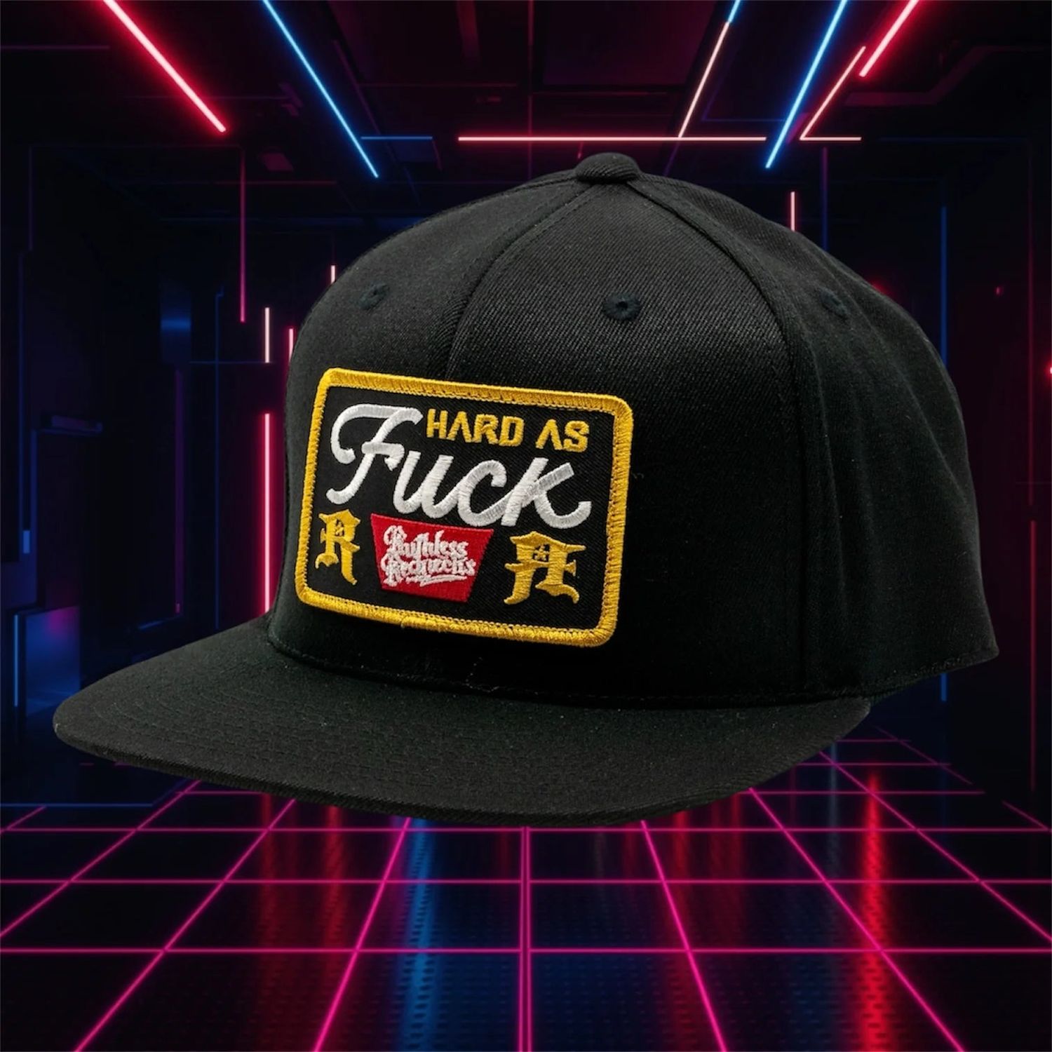 Ruthless Rednecks Black Label Flatbrim Hat - Black