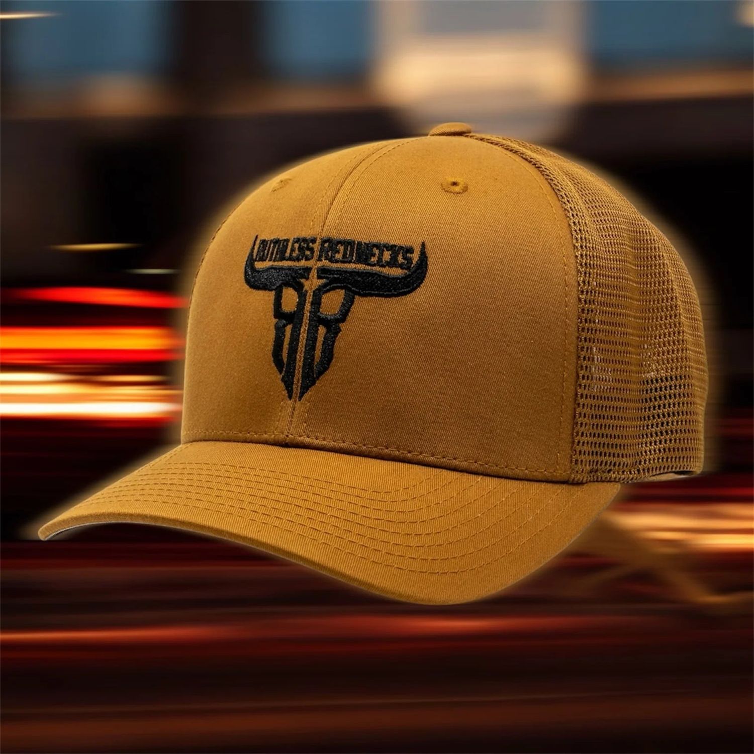 Ruthless Rednecks Raw Talent Curved Brim Hat - Caramel - TR024401