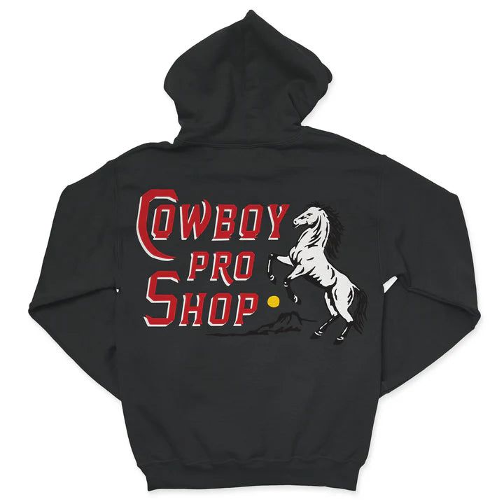 Sendero Men's Cowboy Pro Shop Hoodie - Vintage Black