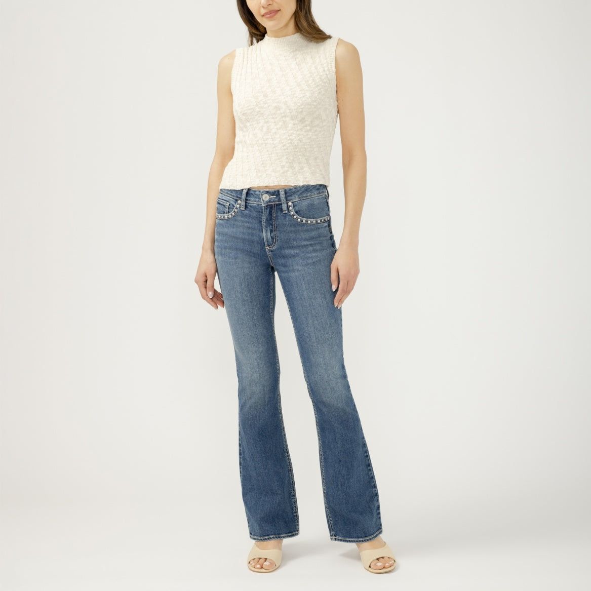 Silver Women's Avery High Rise Bootcut Jeans- Crossroads