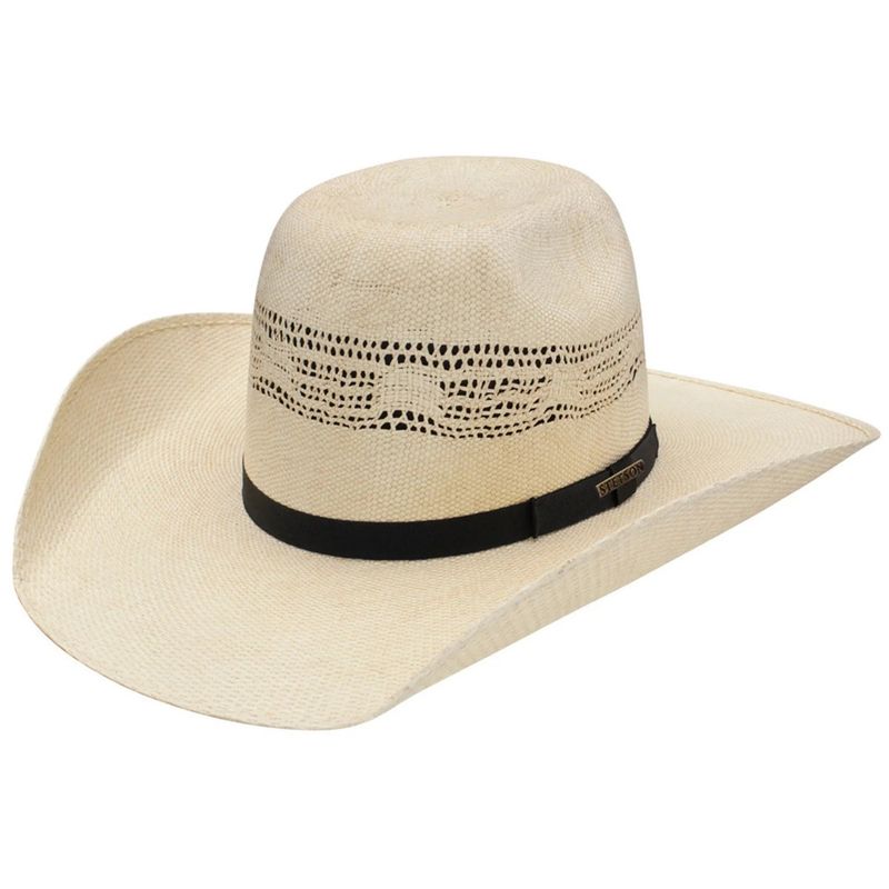 Stetson Amberwood Straw Cowboy Hat-Natural