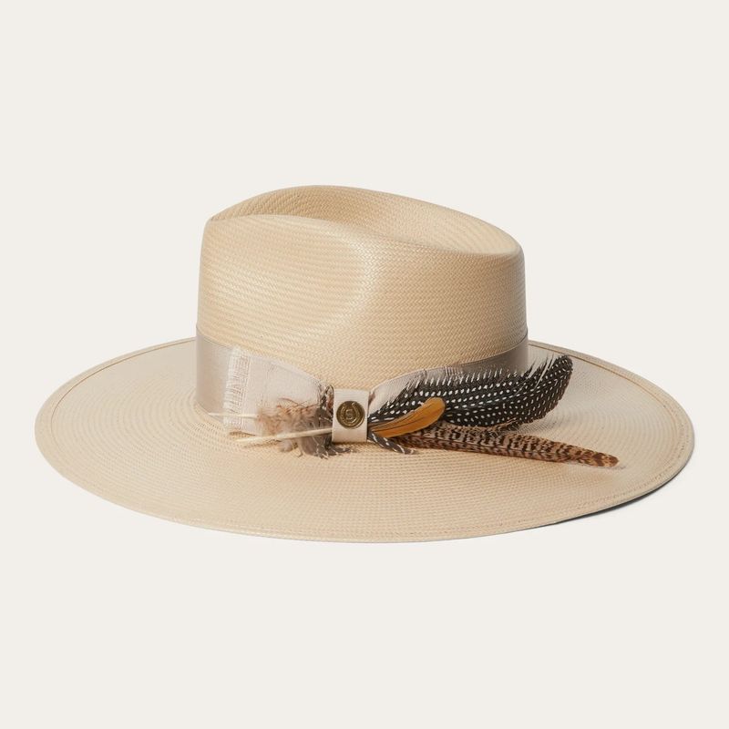 Stetson Atacama Straw Fedora- Silverbelly