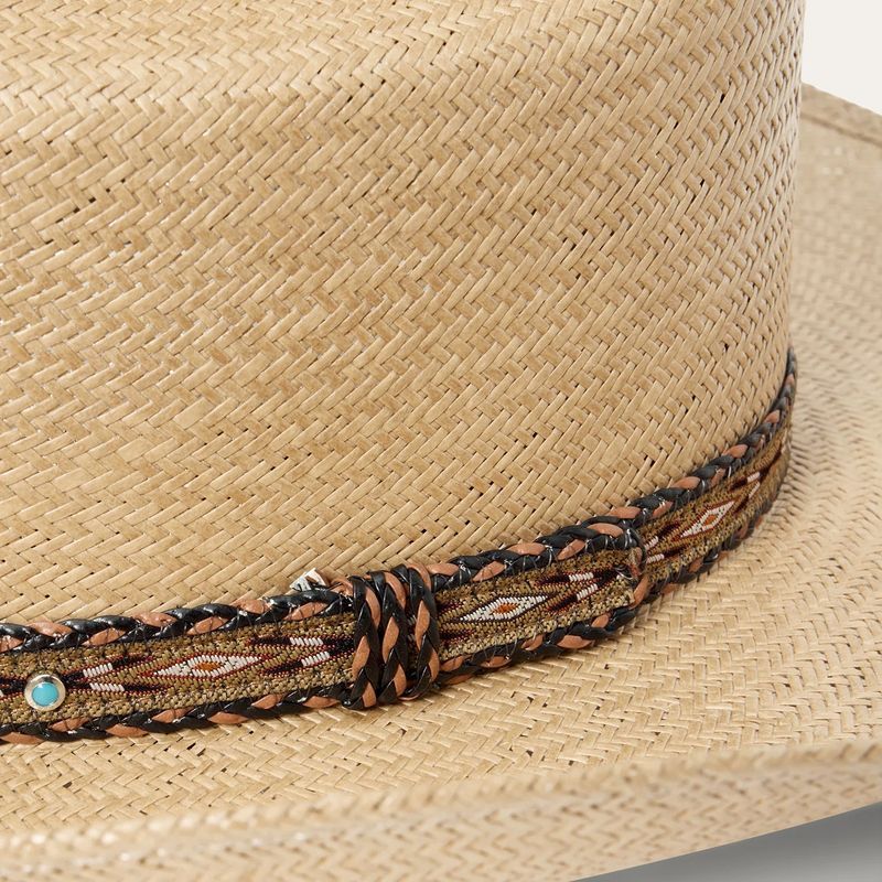 Stetson Ashby Straw Hat- Tan