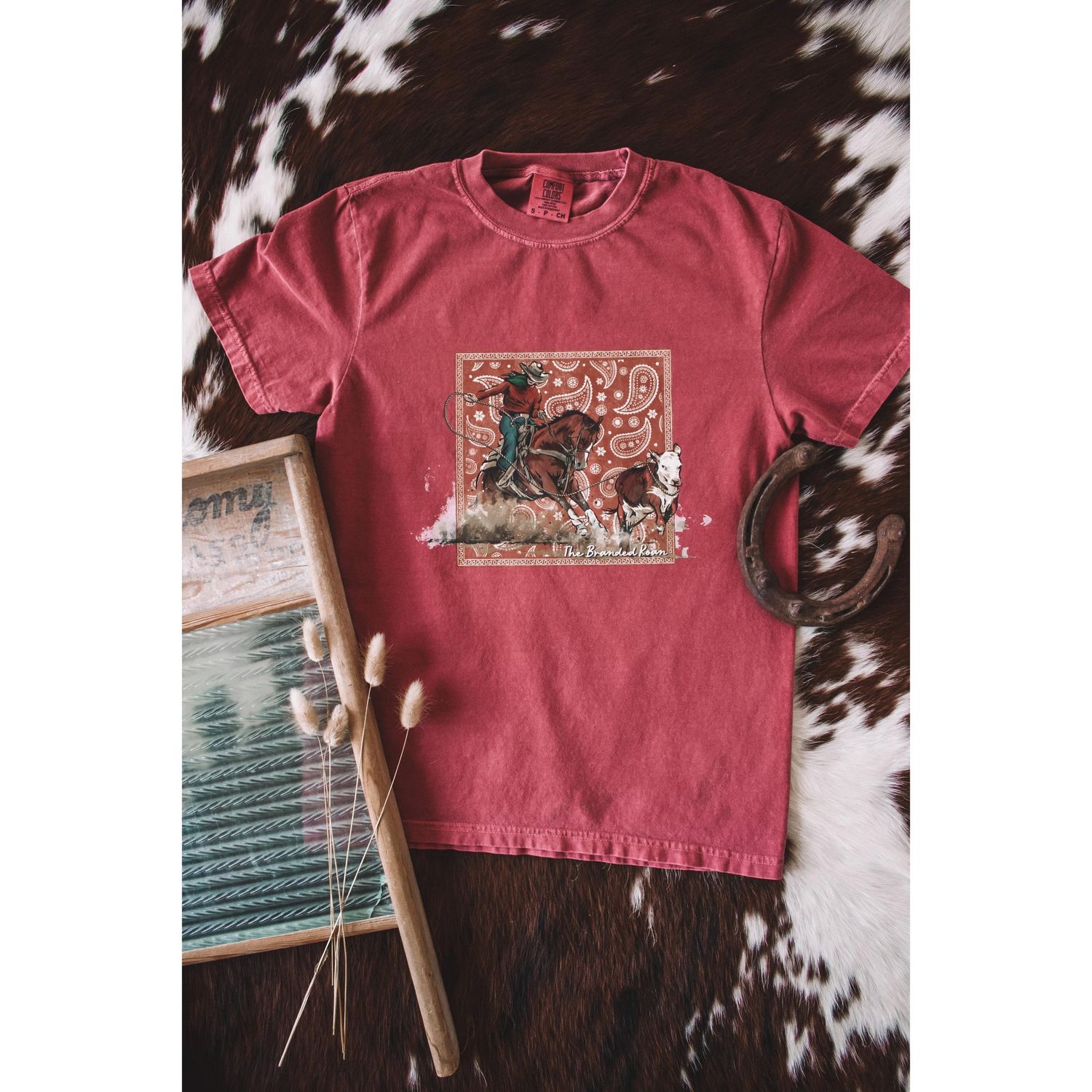 The Branded Roan Apparel Paisley Breakaway - Crimson *NEW*