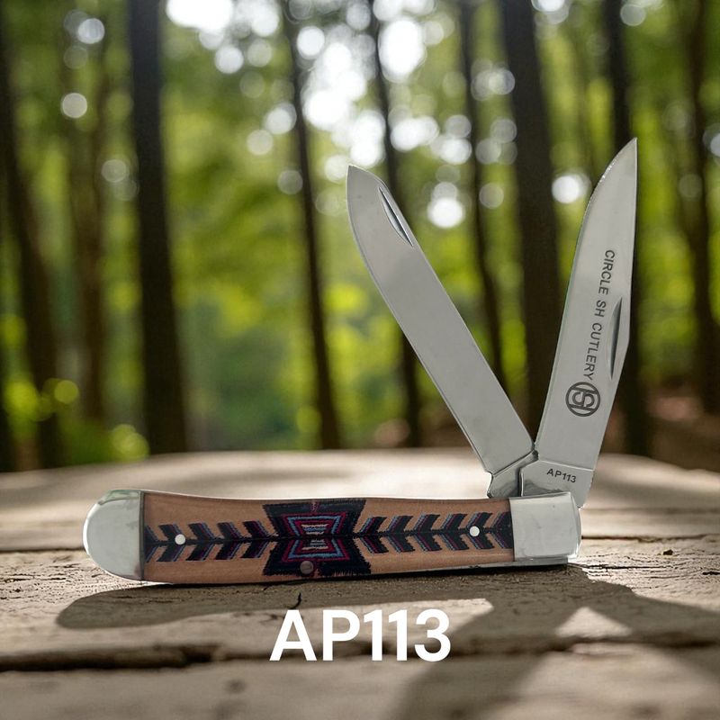 Twisted X Stainless Circle SH Knife - AP113