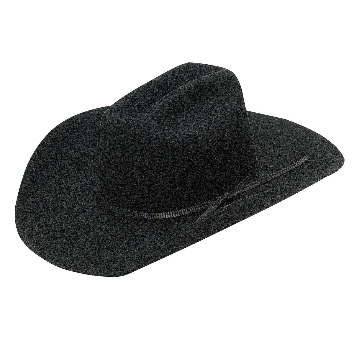 Twister Youth Wool Western Hat - Black - T7234001