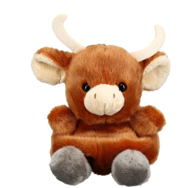 Tough1 Kid's Plush Palm Pal - Landon Longhorn