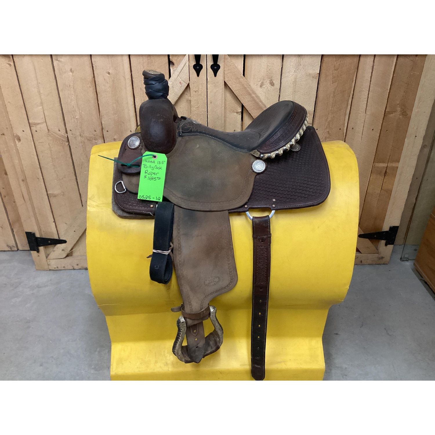 Used 13.5” Billy Cook Roper Saddle