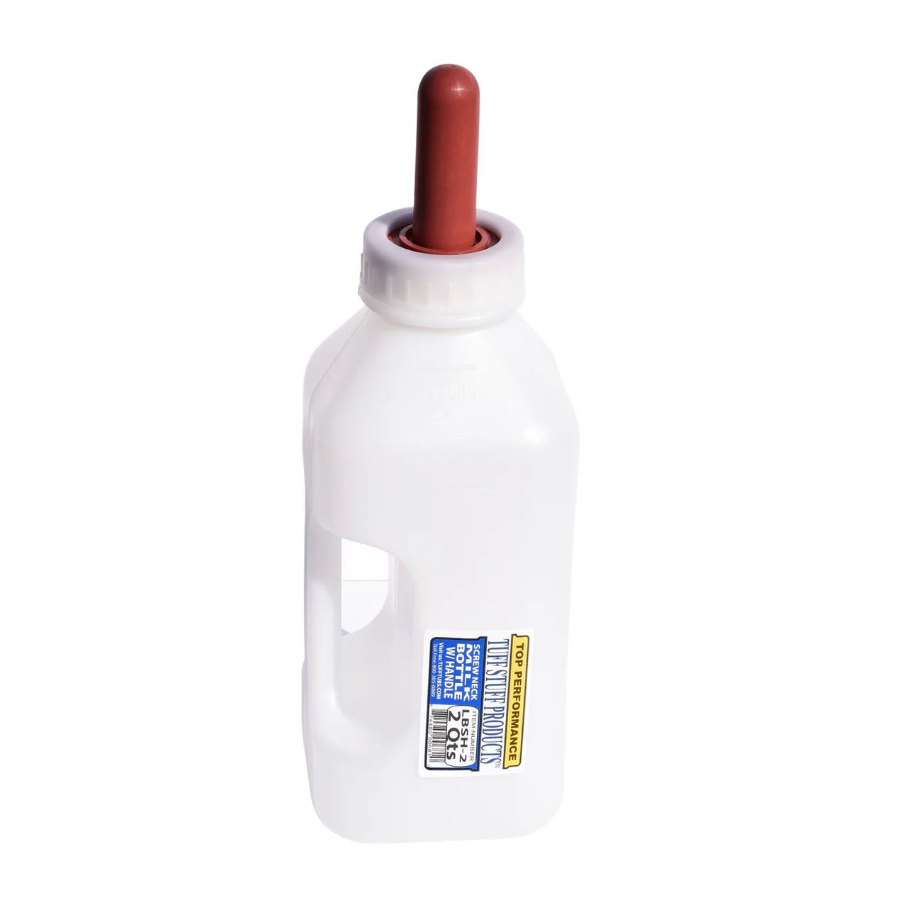 Tuff Stuff Milk Bottle Screw Tye w/ Handle-2QTS