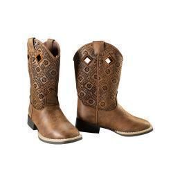 Twister Youth Girl's Prue Western Boots - Brown