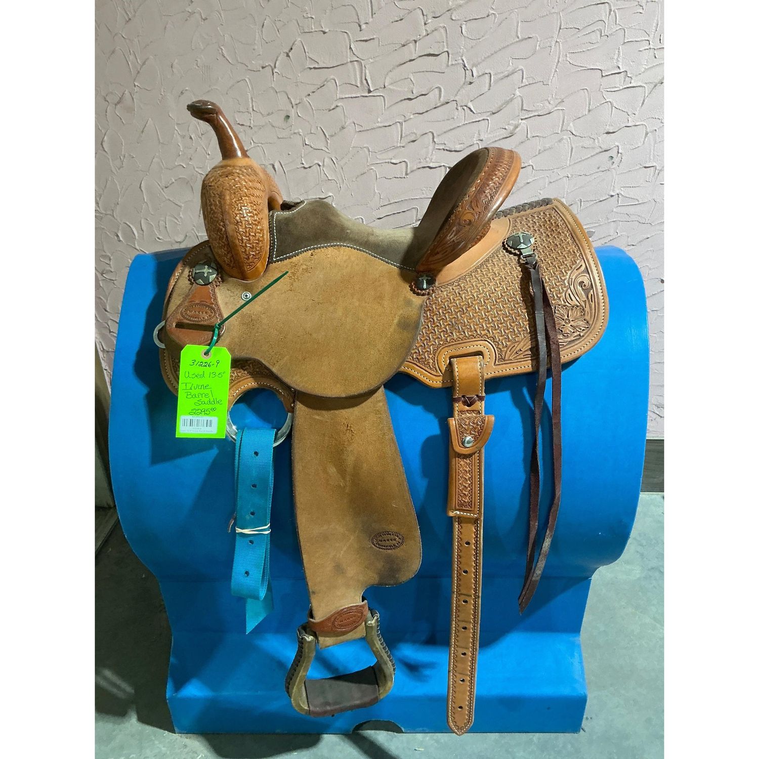 Used 13.5" Irvine Barrel Saddle