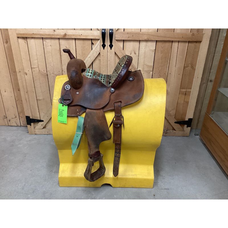 Used 13” Irvine Barrel Saddle - 072026-1