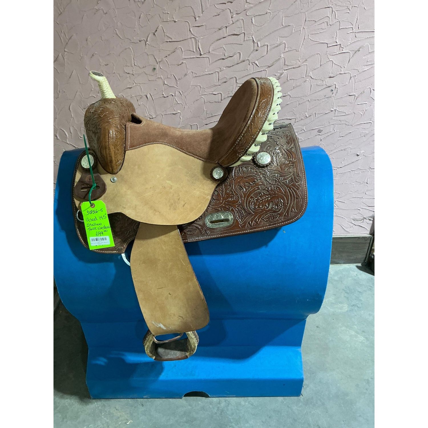 Used 14.5" Stallion Tack Western Saddle