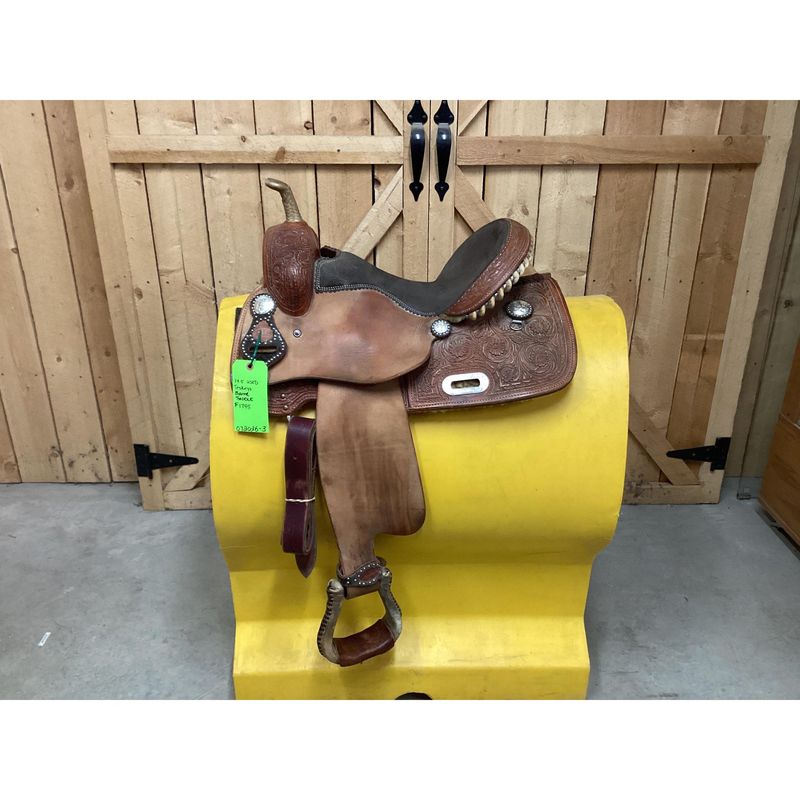 Used 14.5 Teskeys Barrel Saddle