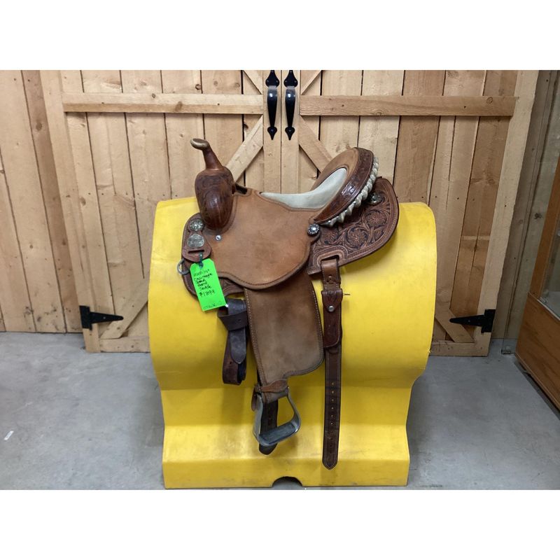 Used 14” Charmayne James Barrel Saddle