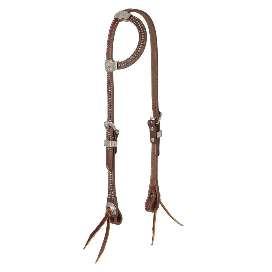 Weaver Stockman Leather Sliding Ear Headstall