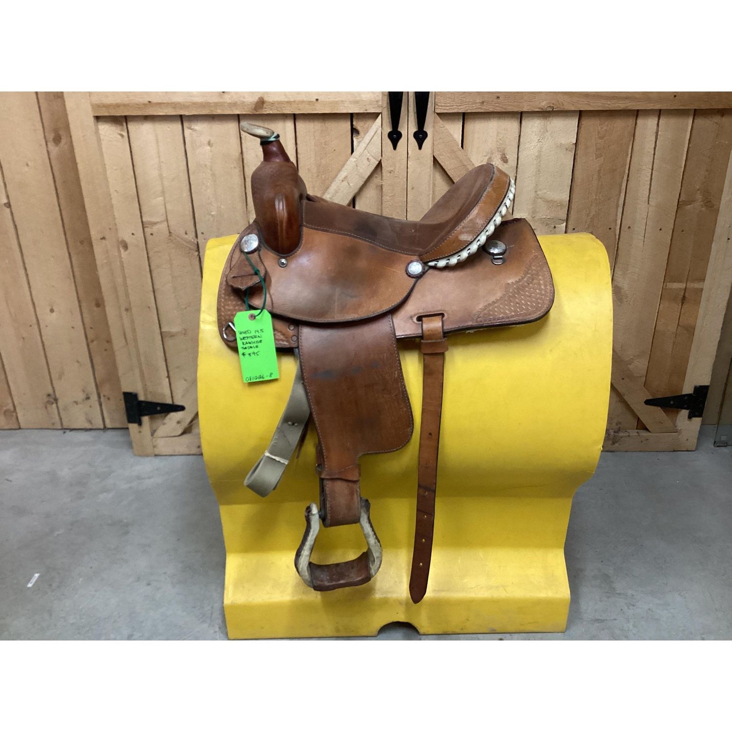 Used 14.5 Western Rawhide Saddle - 081226-8