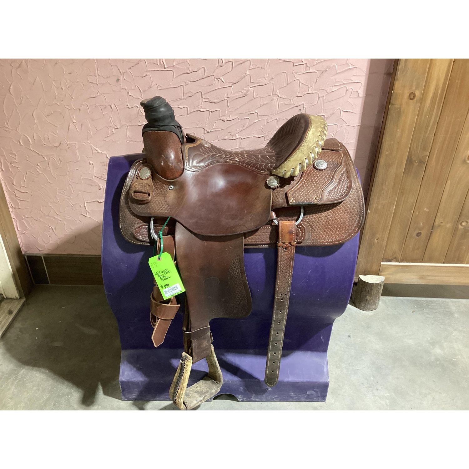 Used 15.5” Billy Cook Rope Saddle