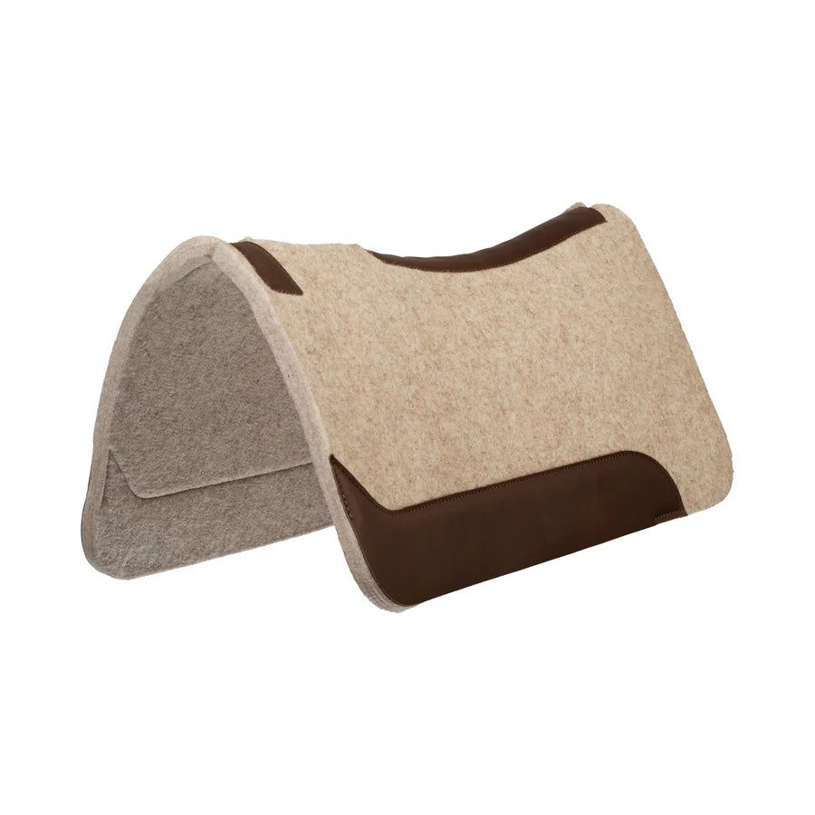 Weaver Contoured Wool Blend 3/4" Felt Saddle Pad- 31 x 32