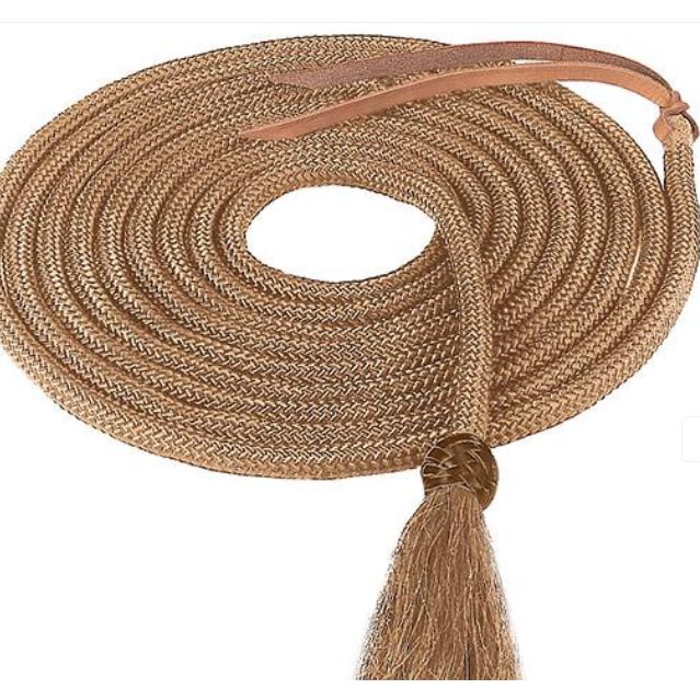 Weaver Nylon Mecate with Horsehair Tassel- 1/2 x 23 - 50-1693-TN