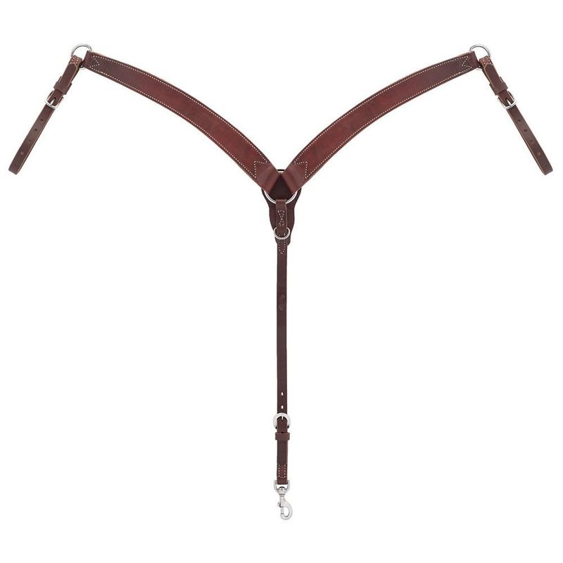 Weaver Working Tack Contoured Breast Collar- Golden Chestnut