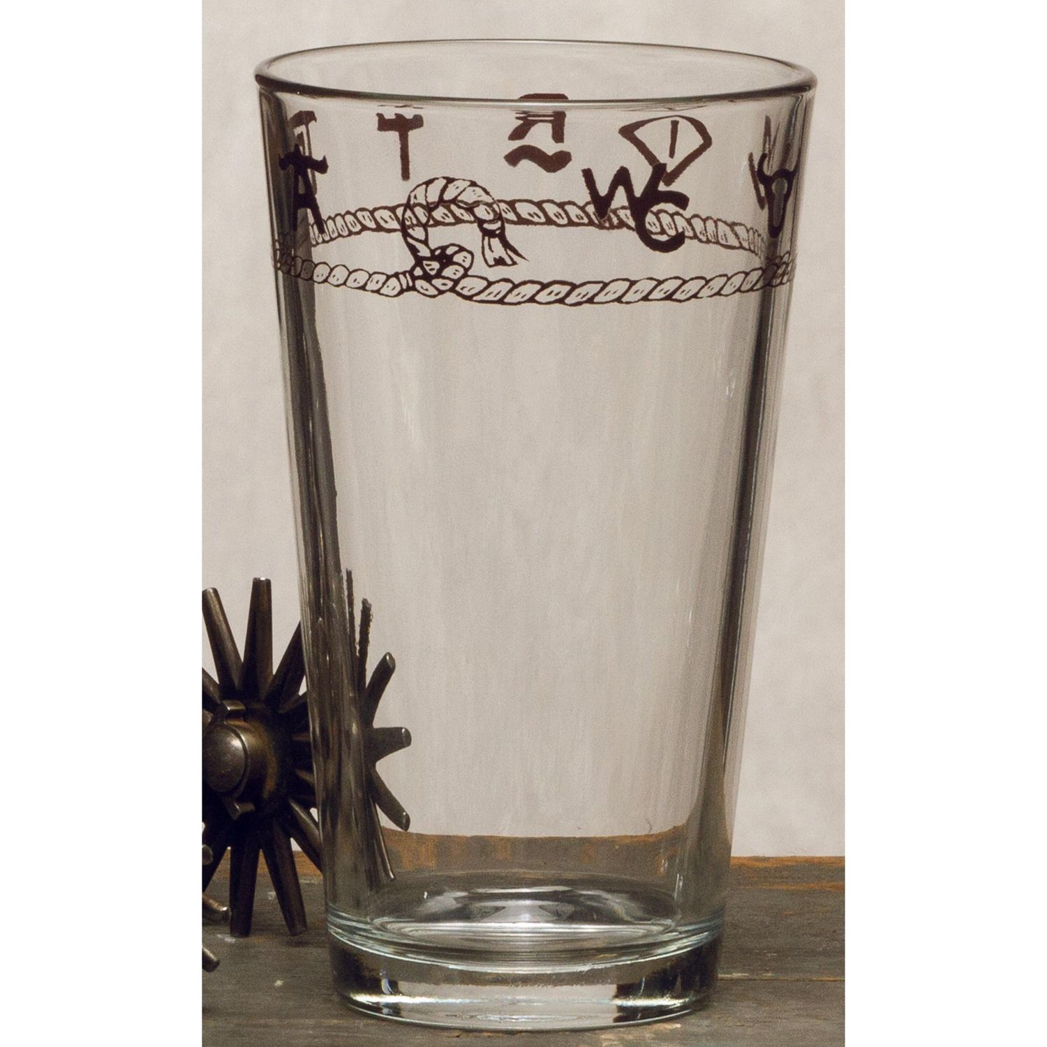 West Creation 16 oz Brands Tumbler Drink Glass- Set of 4