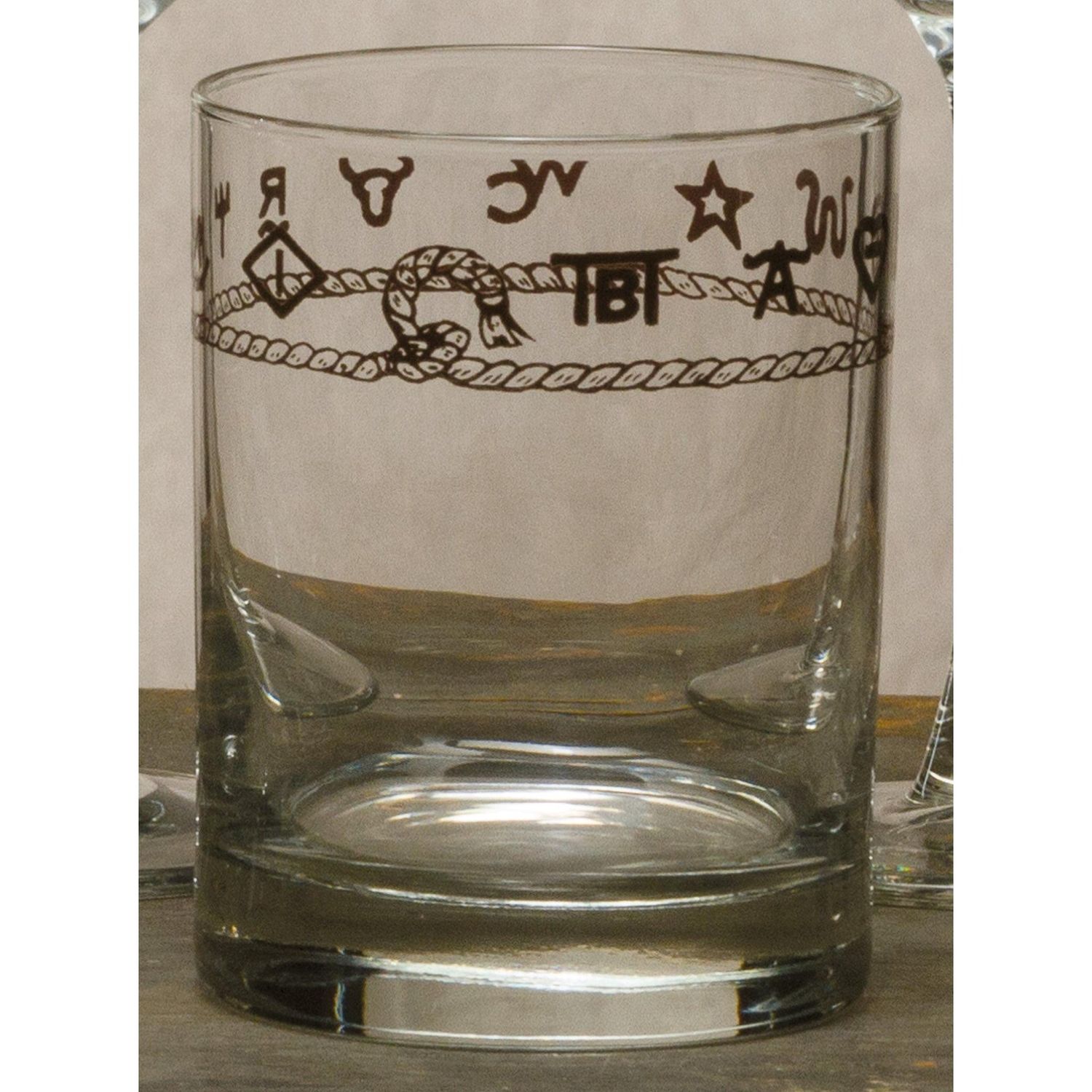 West Creation Brands 14oz Whiskey Glassware - Set of 4