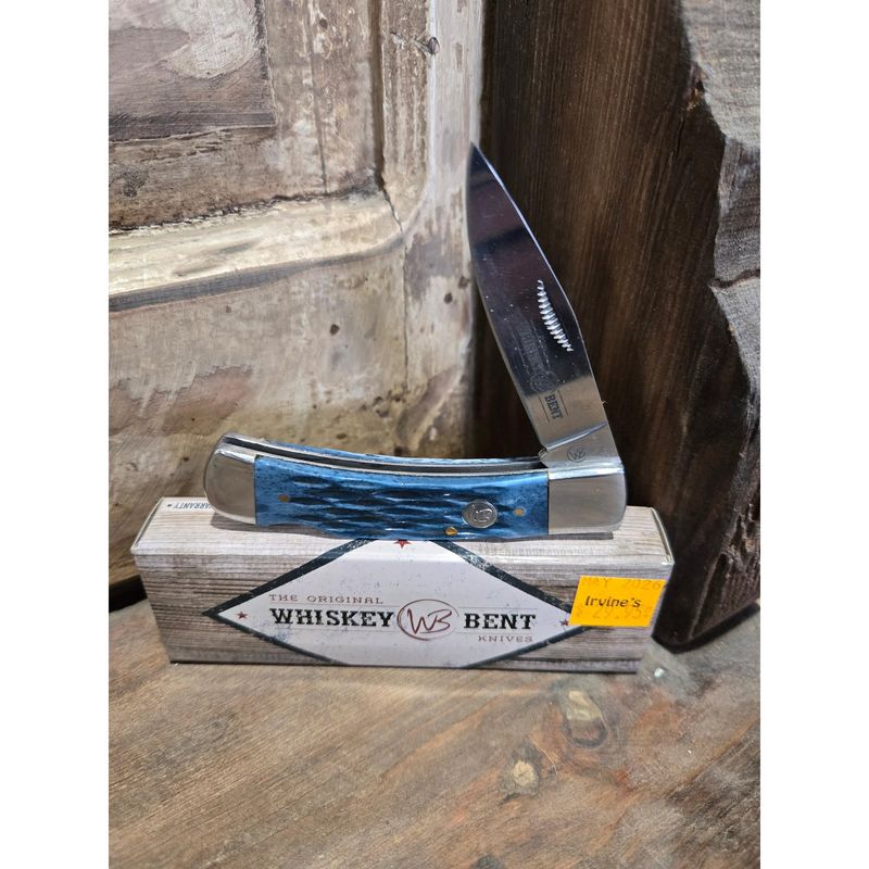 Whiskey Bent Blueberry Lock Blade Pocket Knife