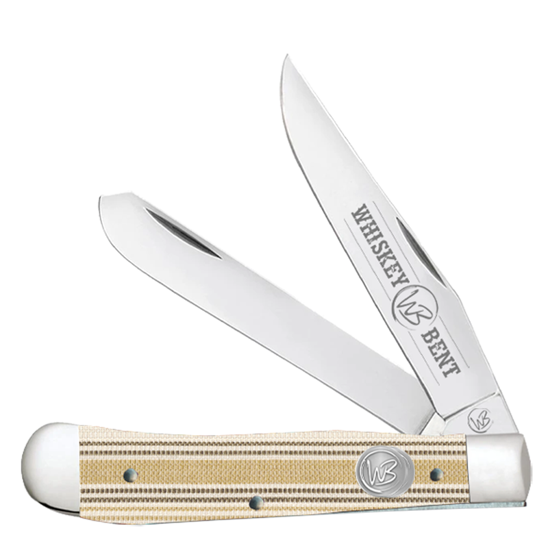 Whiskey Bent Burlap Trapper Knife