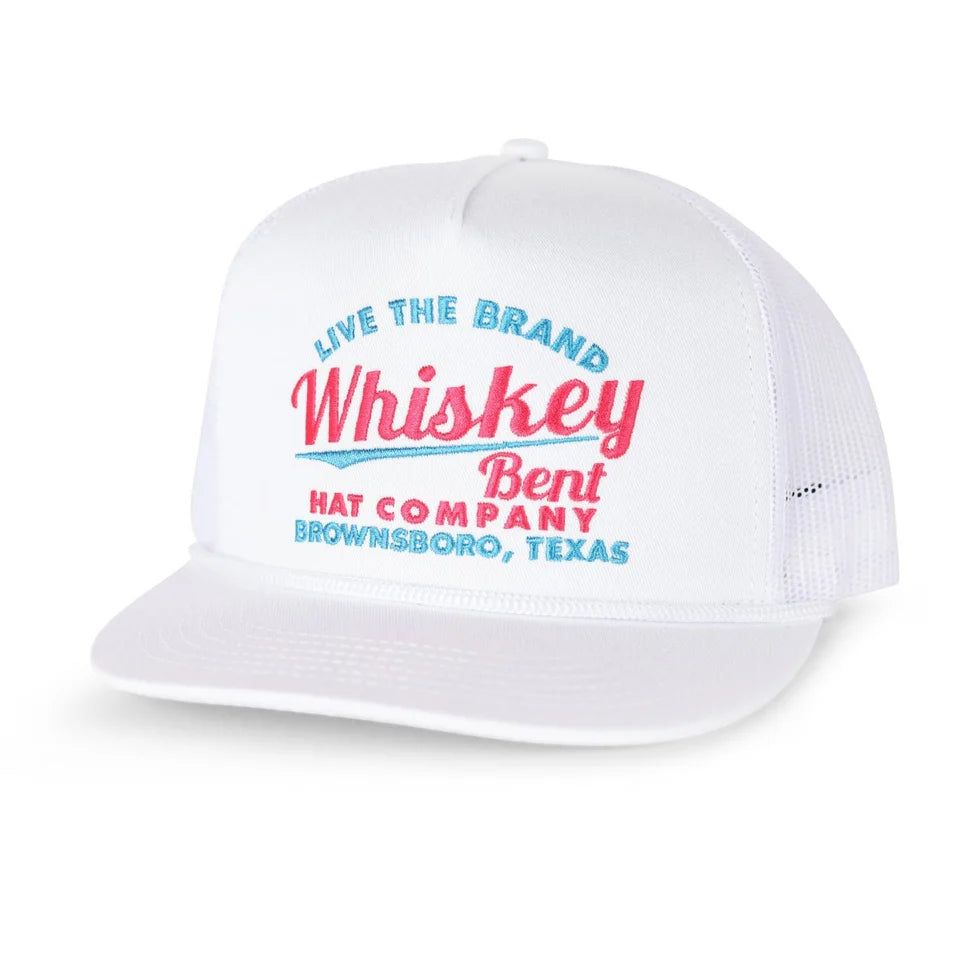 Whiskey Bent Hat Co The Cali Cap - White